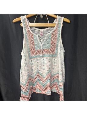 Boho Southwestern Tank Top Festival Flowy Tunic